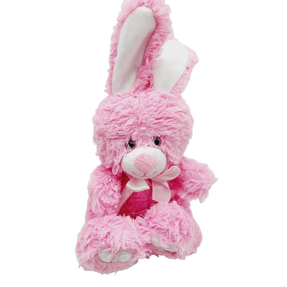 Pink Bunny Rabbit Plush Stuffed Animal Toy Easter 2016 White Animal Adventure